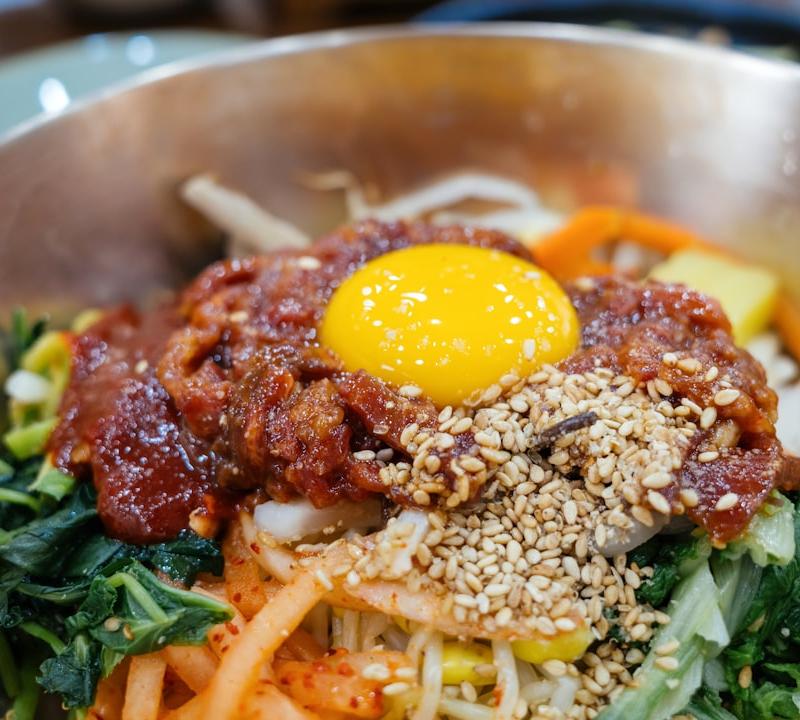 Bibimbap with Gochujang Sauce
