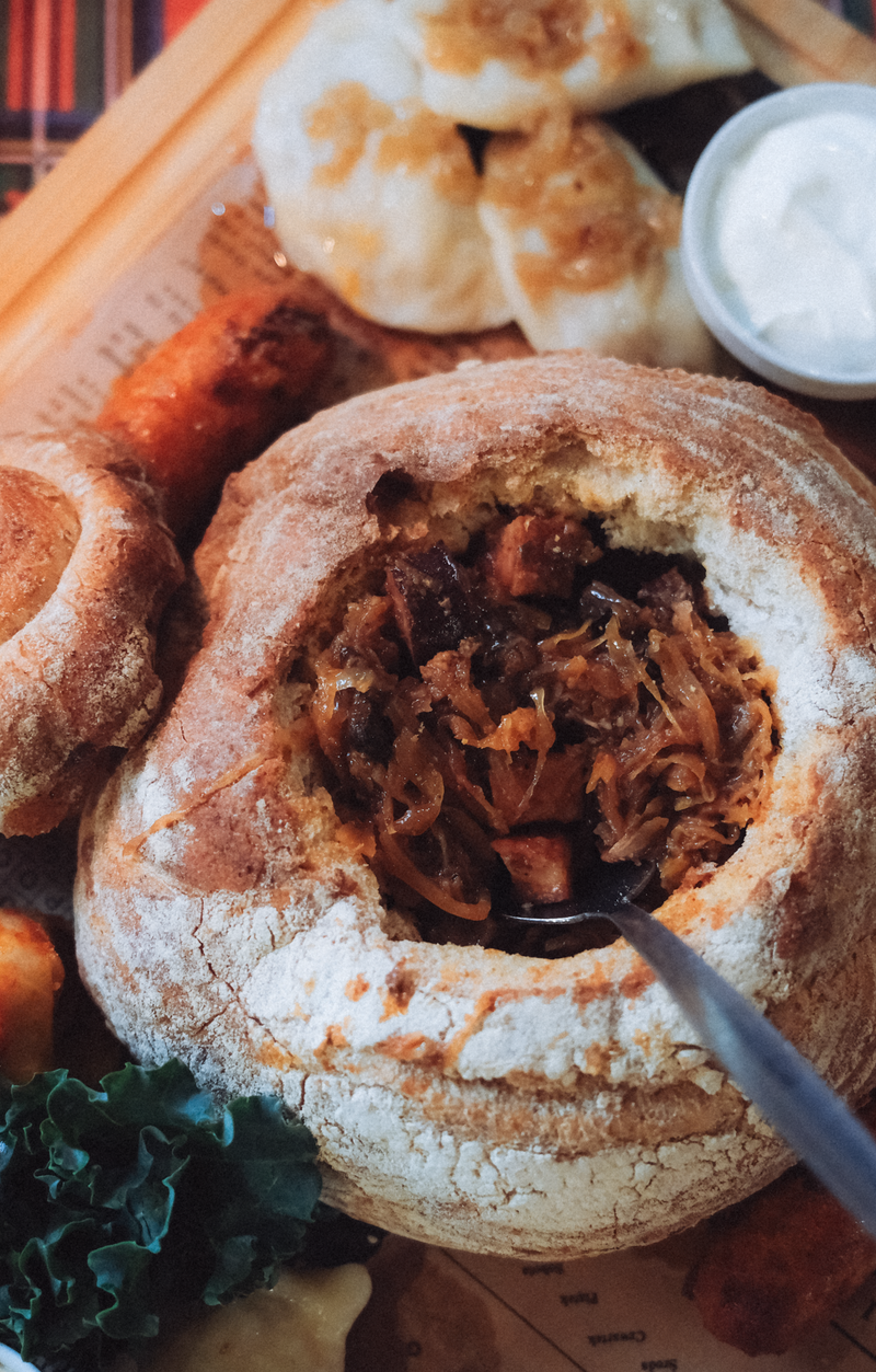 20-Min Bigos with Kielbasa & Sour Cream