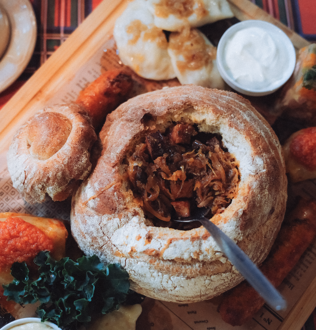 20-Min Bigos with Kielbasa & Sour Cream