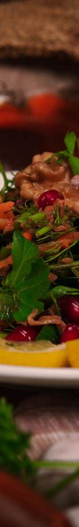 Biltong Salad with Lemon-Coriander Dressing