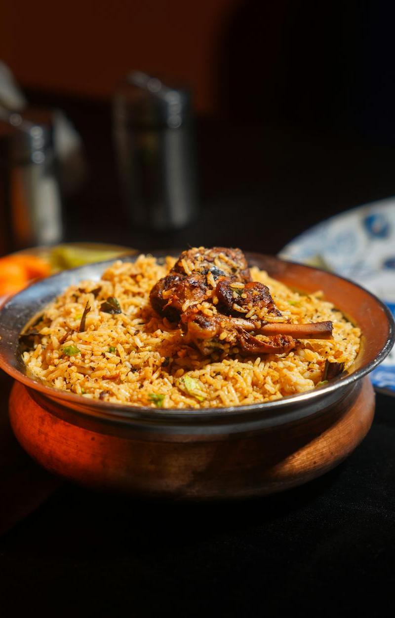 20-Min Biryani Rice with Lamb & Carrots