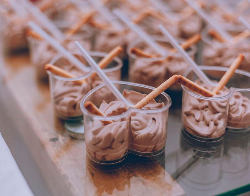 Biscoff Chocolate Mousse Cups