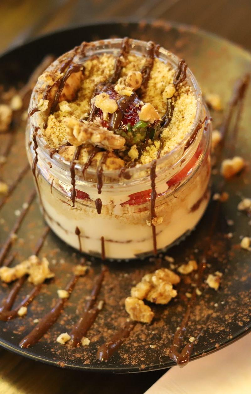 No-Bake Biscoff Mousse Cups with Walnut Crunch