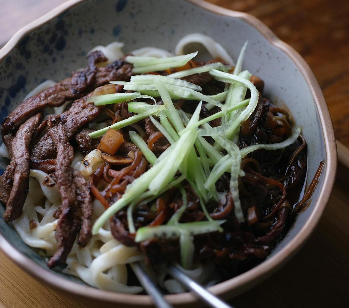 20-Min Black Bean Noodle Bowl