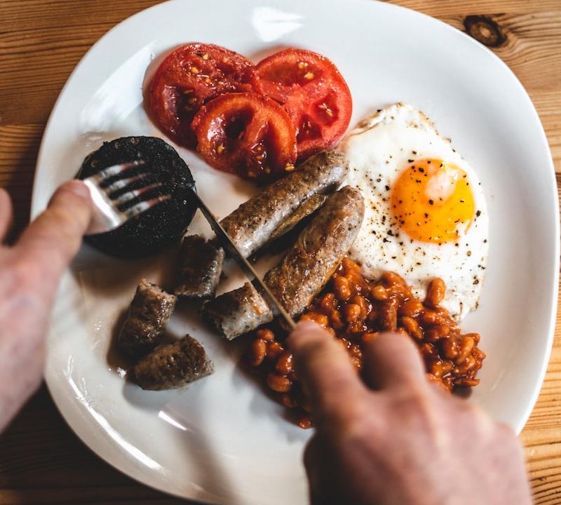Black Pudding and Eggs