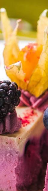 Blackberry Lavender Cheesecake