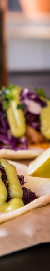 Blackened Shrimp Tacos with Cajun Crema
