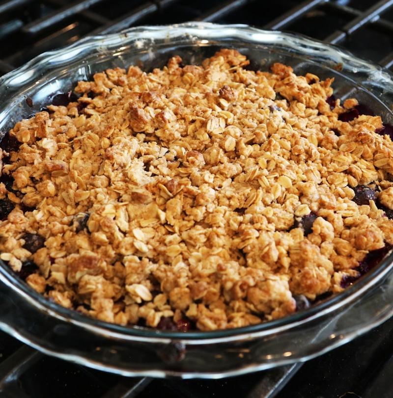Blueberry Crumble