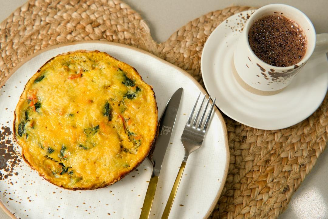 Breakfast Frittata with Spinach & Cheese