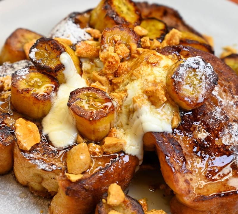 Brioche French Toast with Caramelized Banana