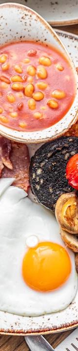 British Black Pudding and Eggs