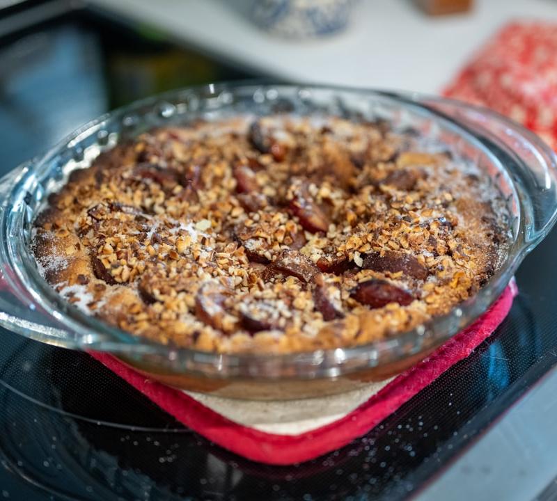 British Rhubarb Crumble