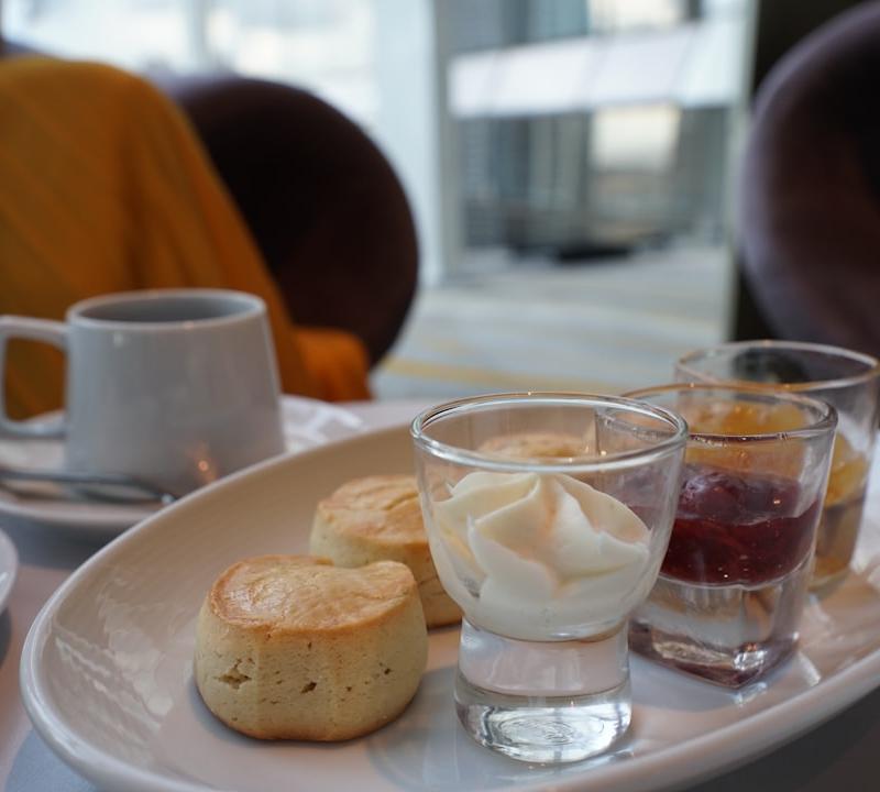 British Scones with Clotted Cream