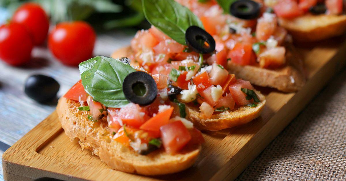 Bruschetta al Pomodoro e Basilico