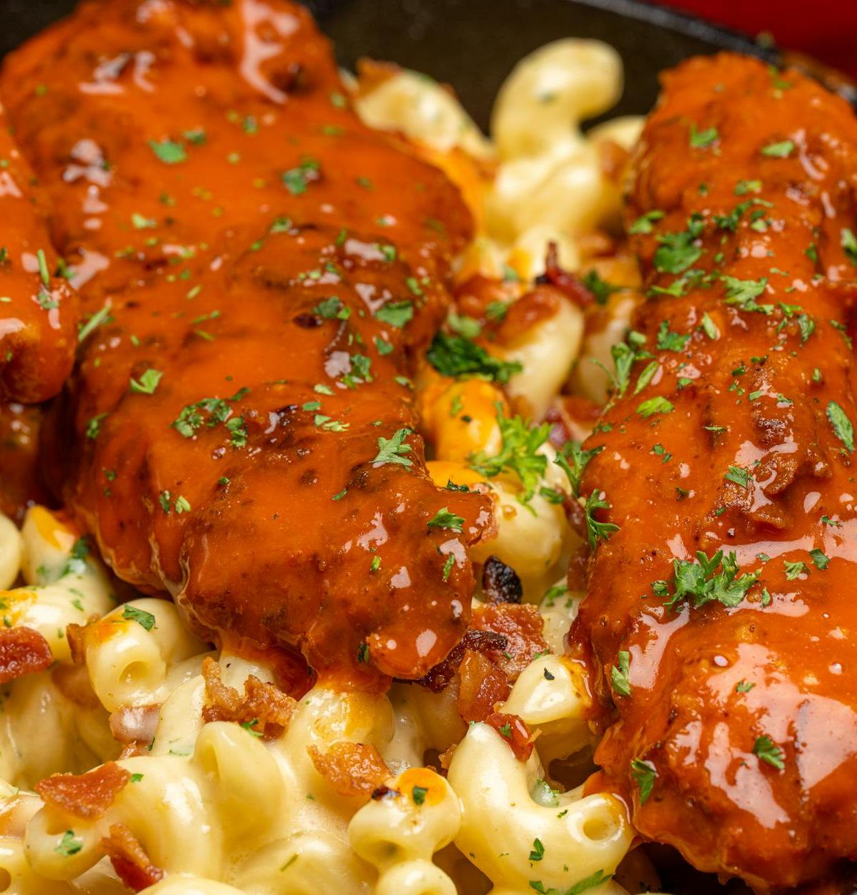 Buffalo Chicken Mac and Cheese
