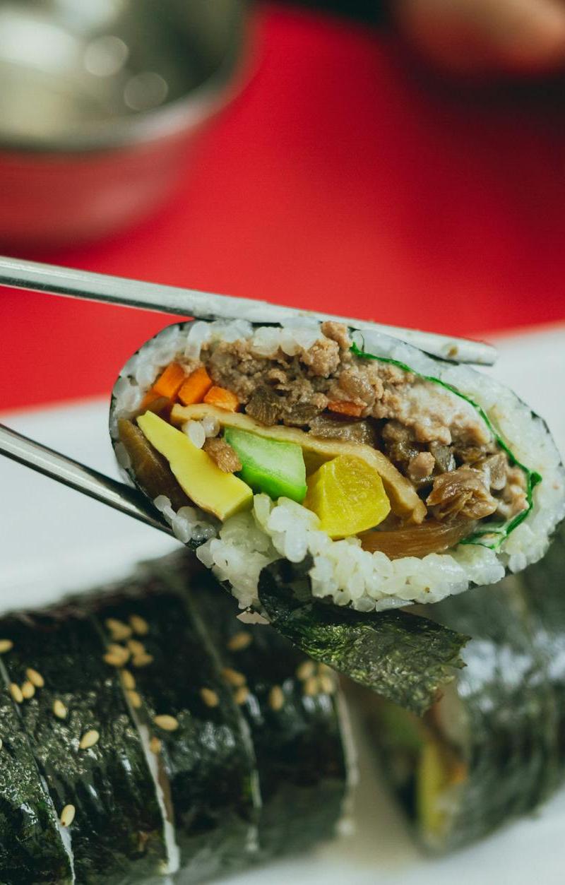 25-Min Bulgogi Gimbap with Glass Noodles