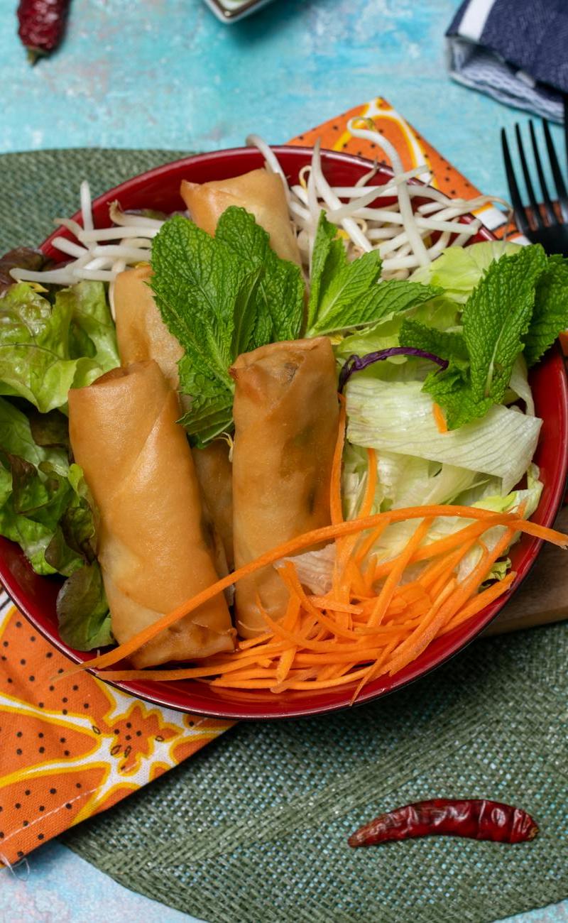 20-Min Bun Cha Gio with Crispy Spring Rolls