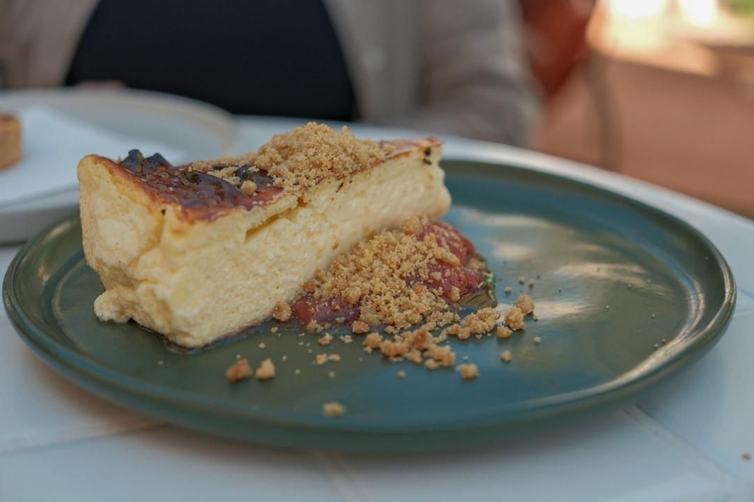 10-Min Burnt Basque Cheesecake with Fruit