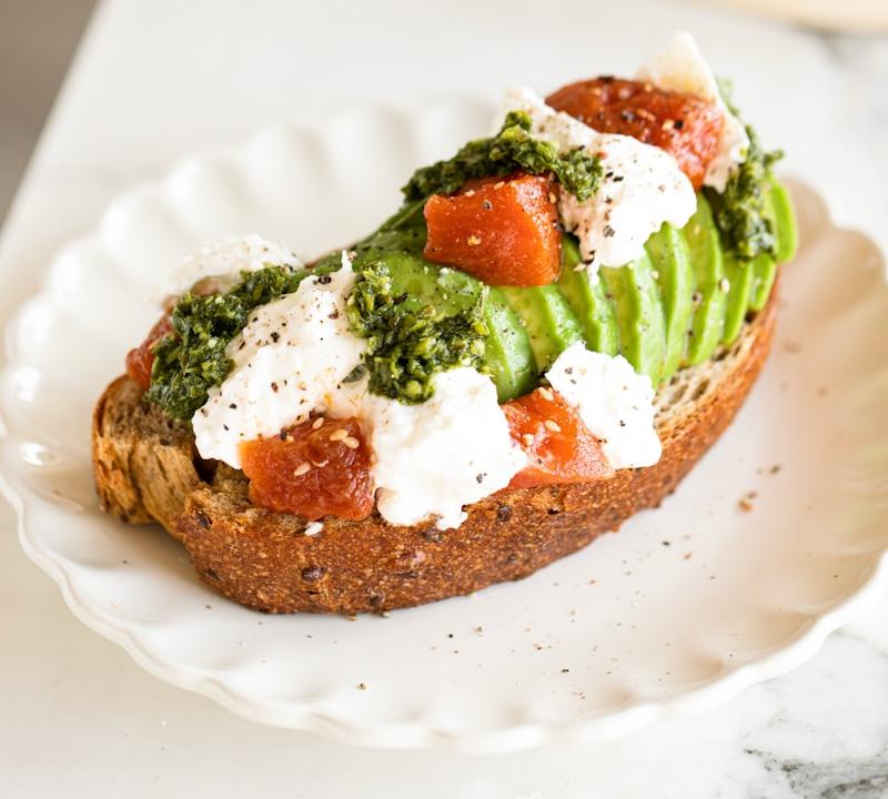 Burrata Cloud Toast with Avocado
