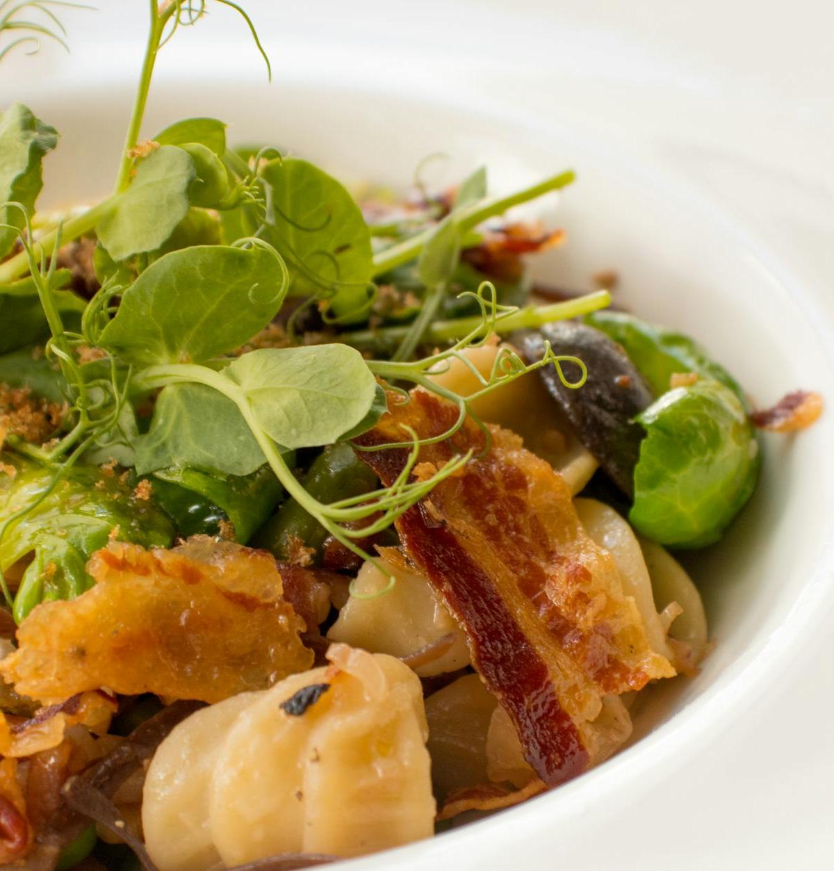 Butter-Poached Lutefisk with Crispy Bacon