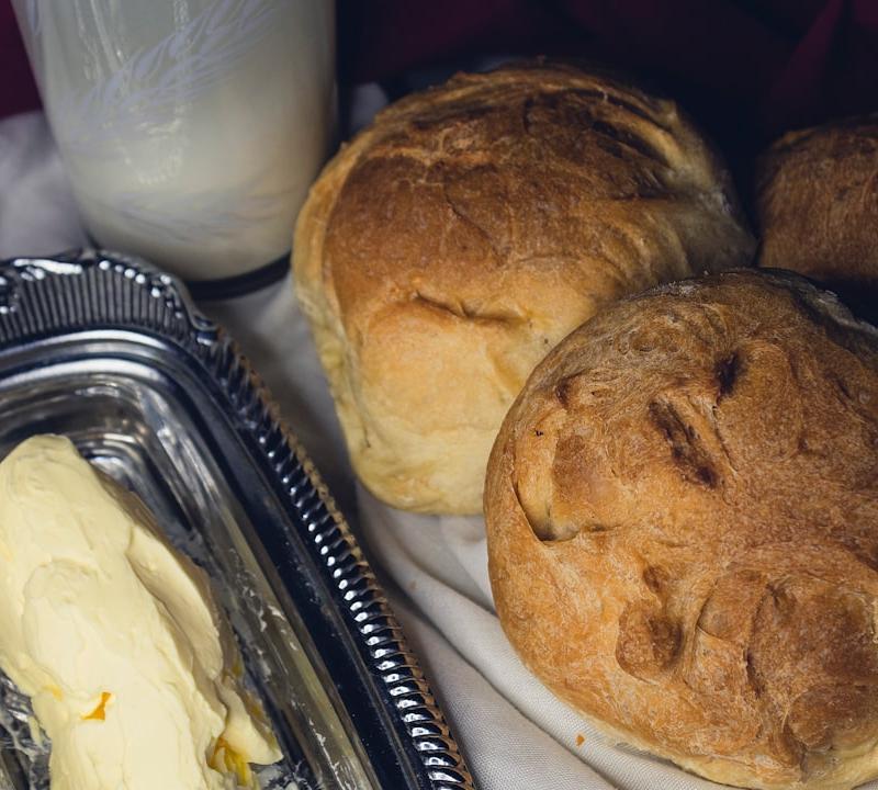20-Min Butter Scones with Clotted Cream & Jam