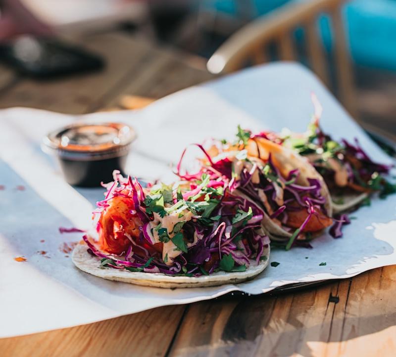 Cajun Blackened Shrimp Tacos