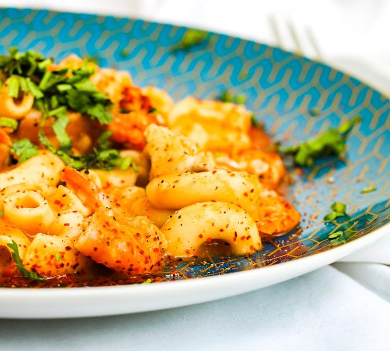 Cajun Shrimp Pasta in Cream Sauce