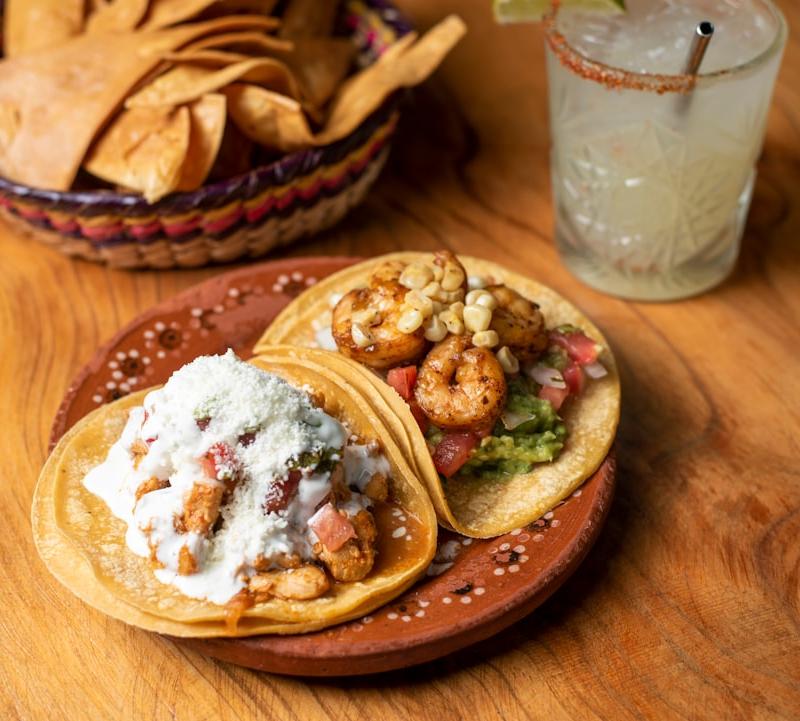 15-Min Cajun Shrimp Tacos with Crema