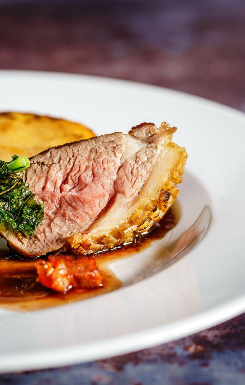 Cajun Smoked Duck with Sheet-Pan Roots