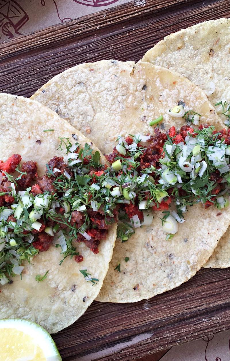 Campechana Pork Tacos