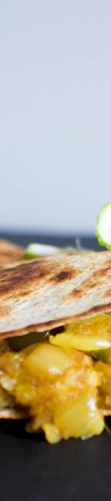 Caribbean Chicken Roti
