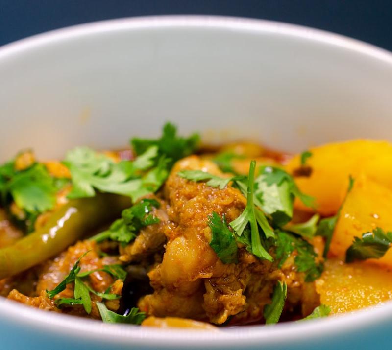 20-Min Caribbean Curry Lamb