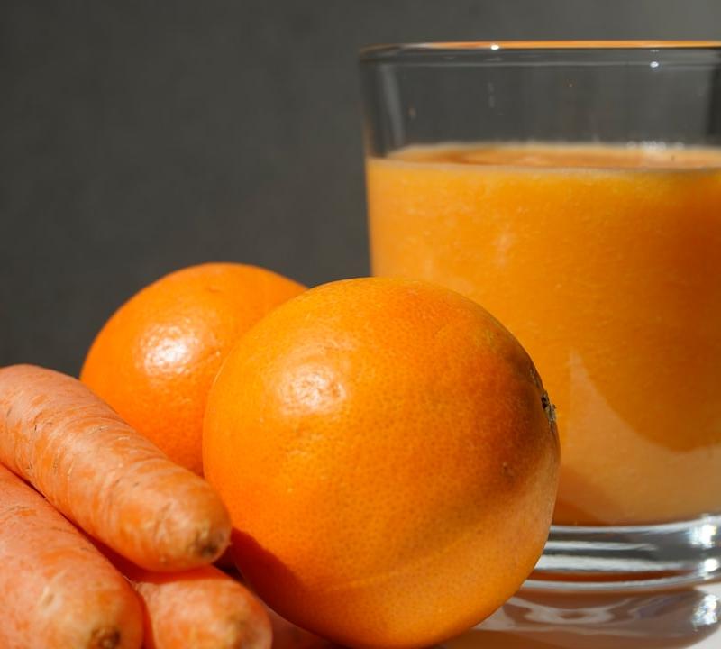 Fresh Carrot-Ginger-Orange Juice