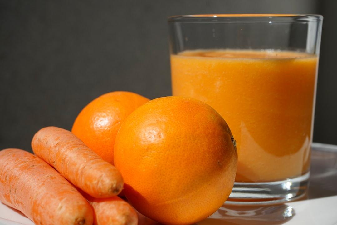 Fresh Carrot-Ginger-Orange Juice