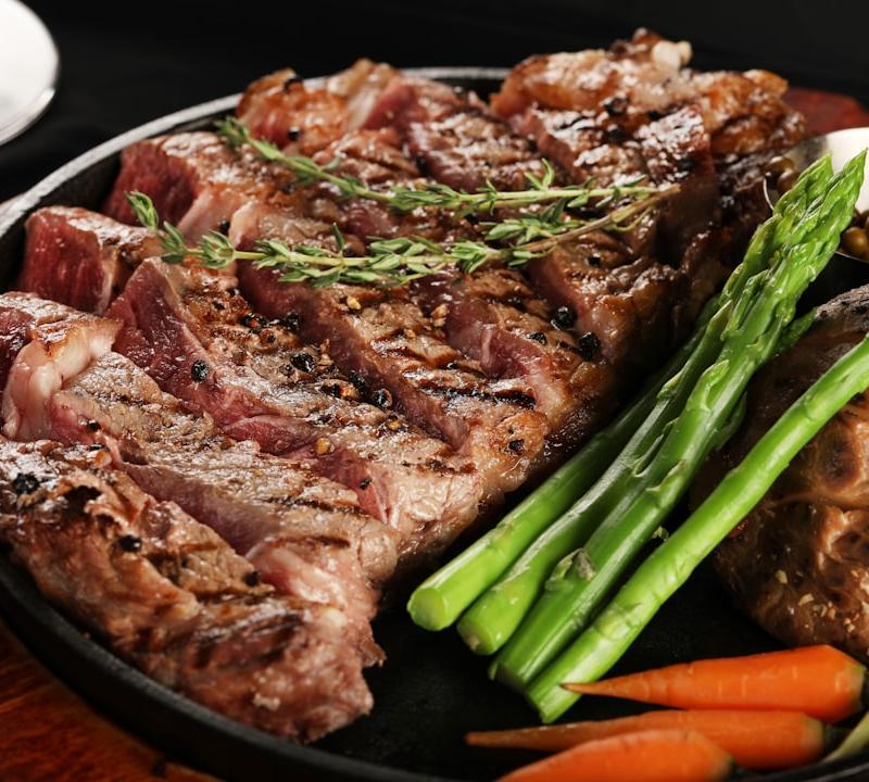 Cast-Iron Porterhouse with Garlic Butter