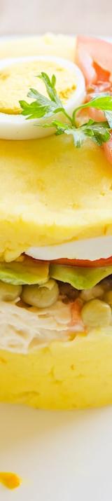 Peruvian Chicken and Potato Terrine