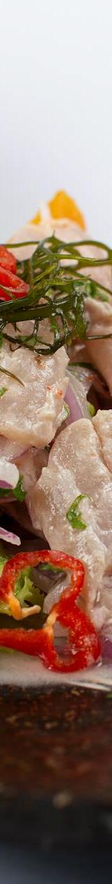Ceviche Peruano with Choclo & Sweet Potato