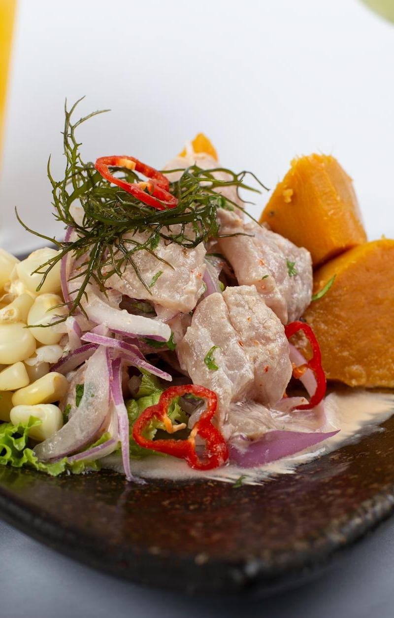 Ceviche Peruano with Choclo & Sweet Potato