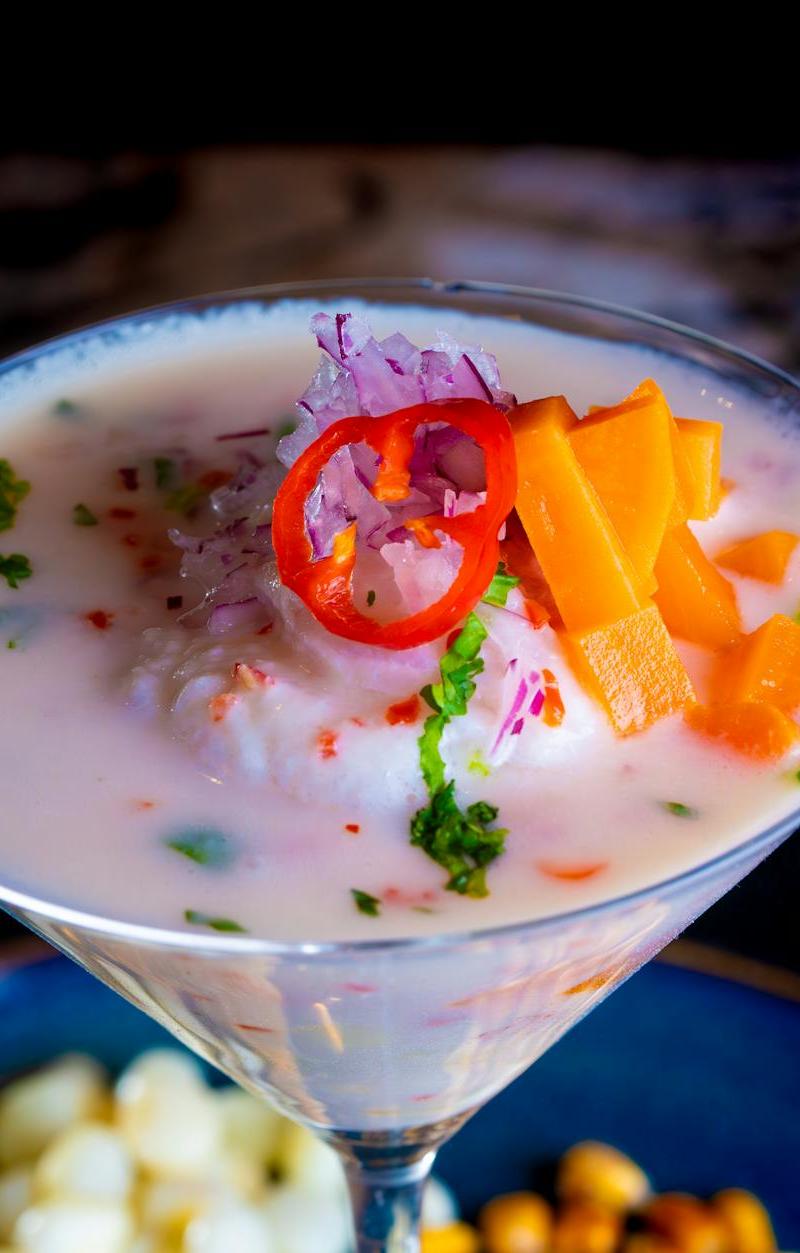 Ceviche Peruano with Leche de Tigre