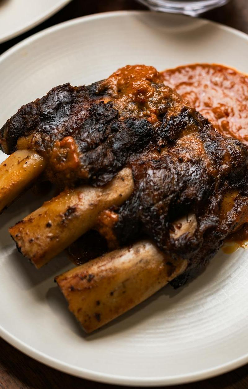 Charred BBQ Pork Ribs with Sambal