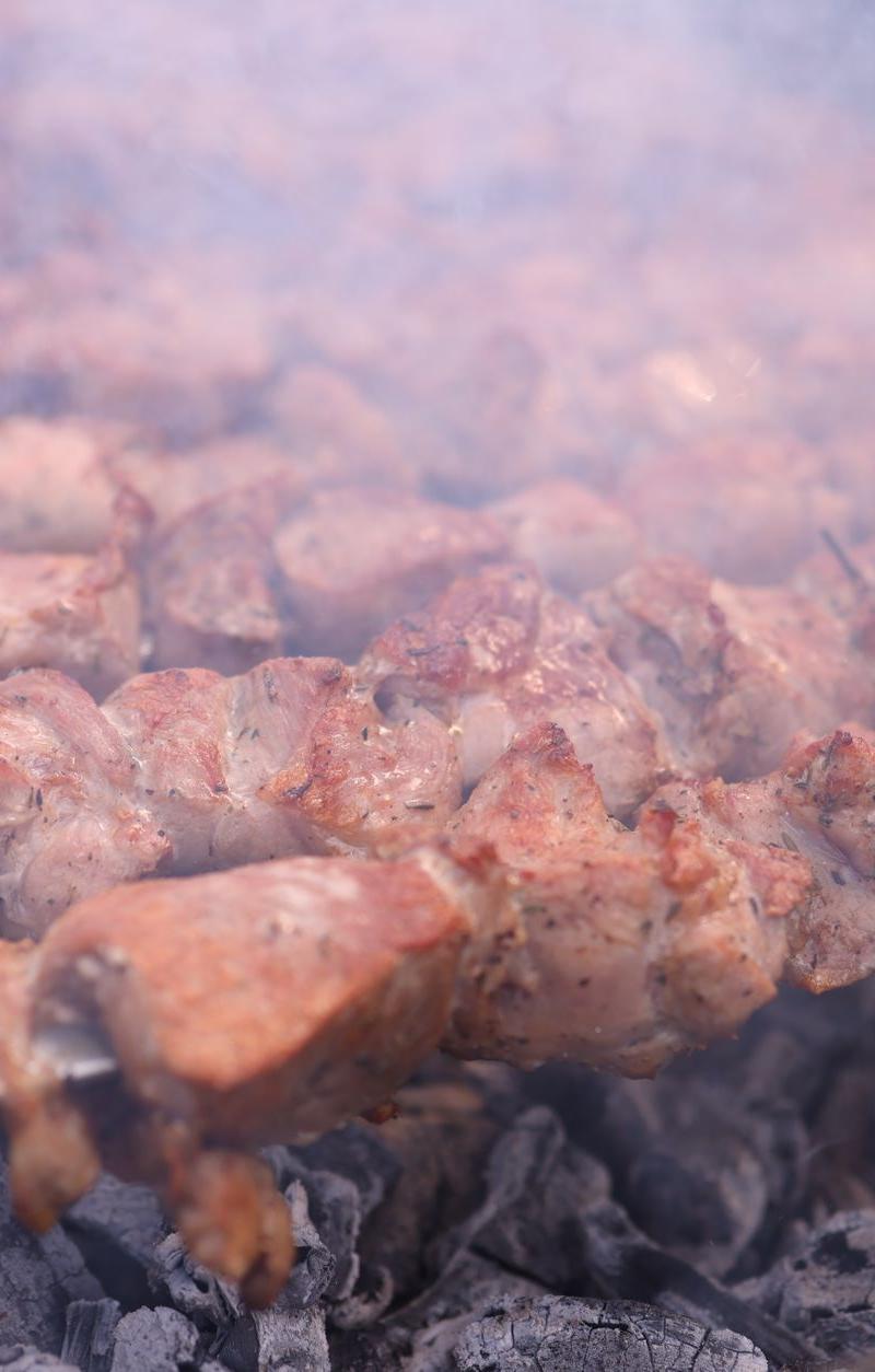 Charred Beef Kebab with Tahini & Rice