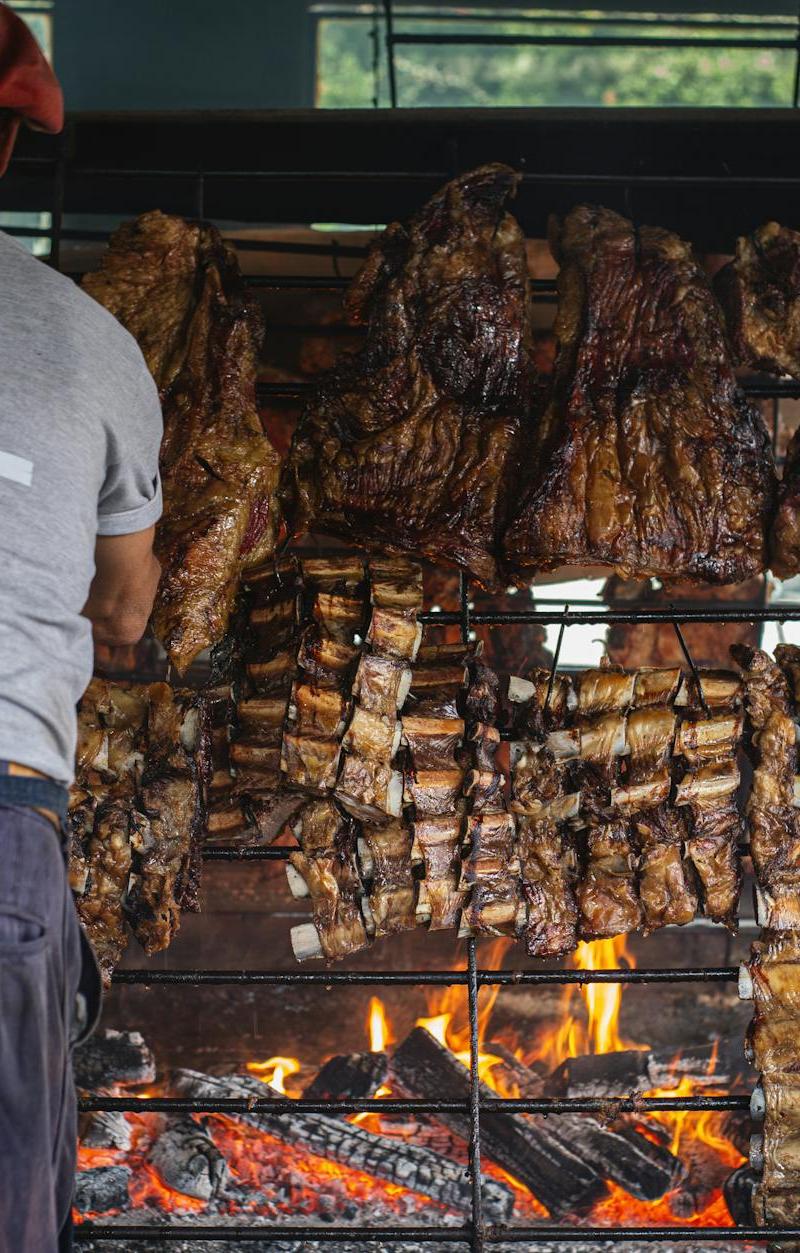15-Min Charred Beef Ribs with Chimichurri