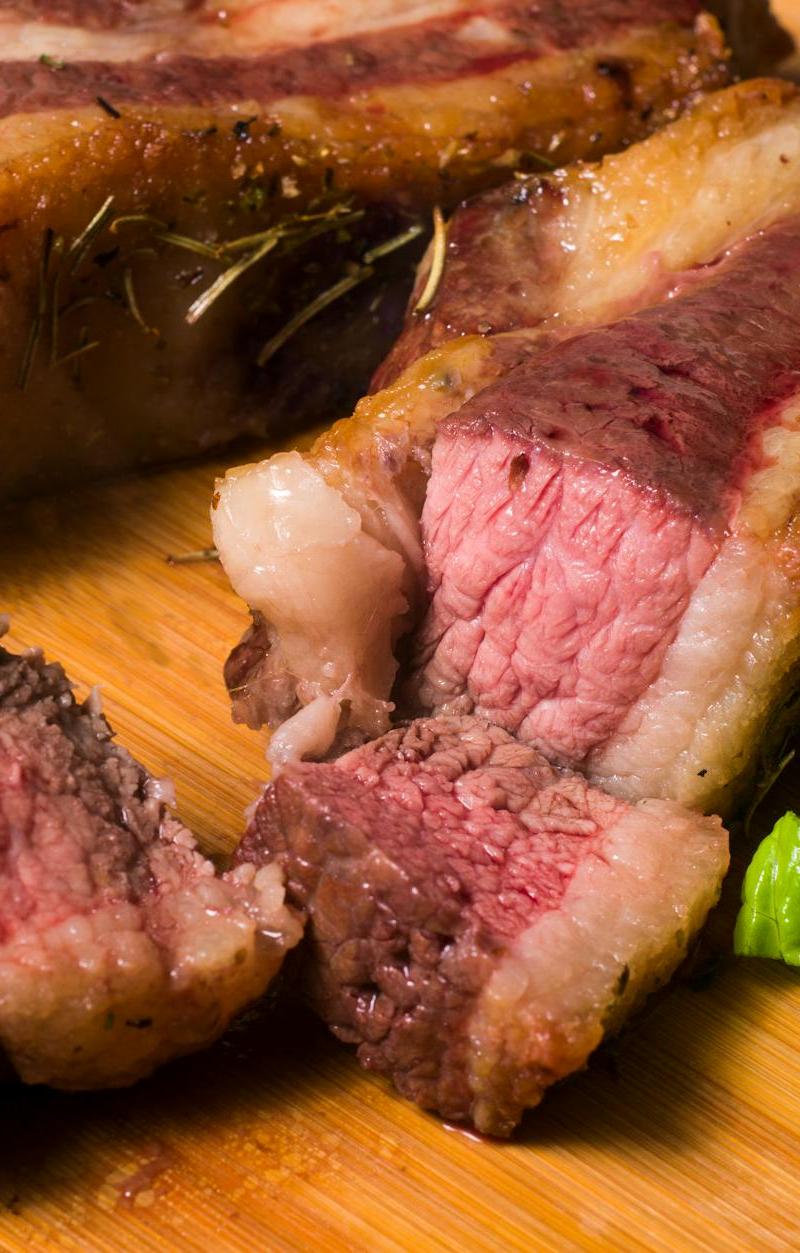 Charred Beef Txuleta with Lemon & Garlic