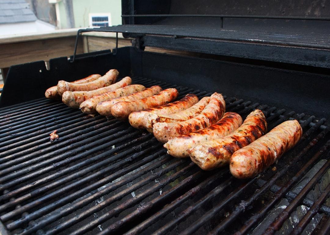 Charred Bratwurst & Onions