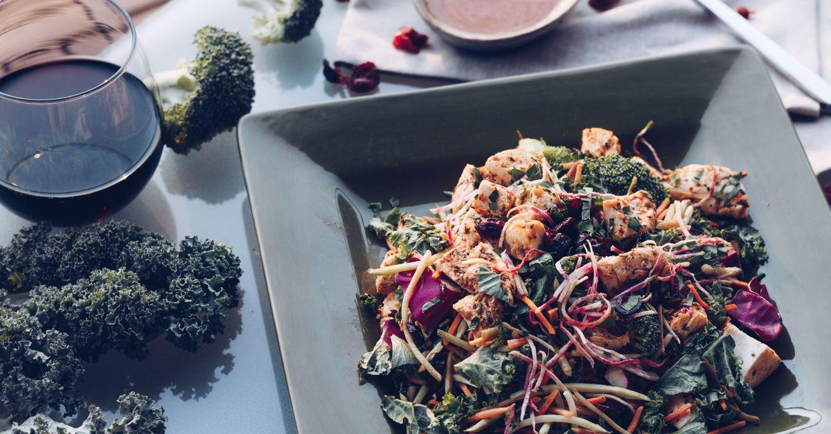 Charred Broccoli Salad with Anchovies