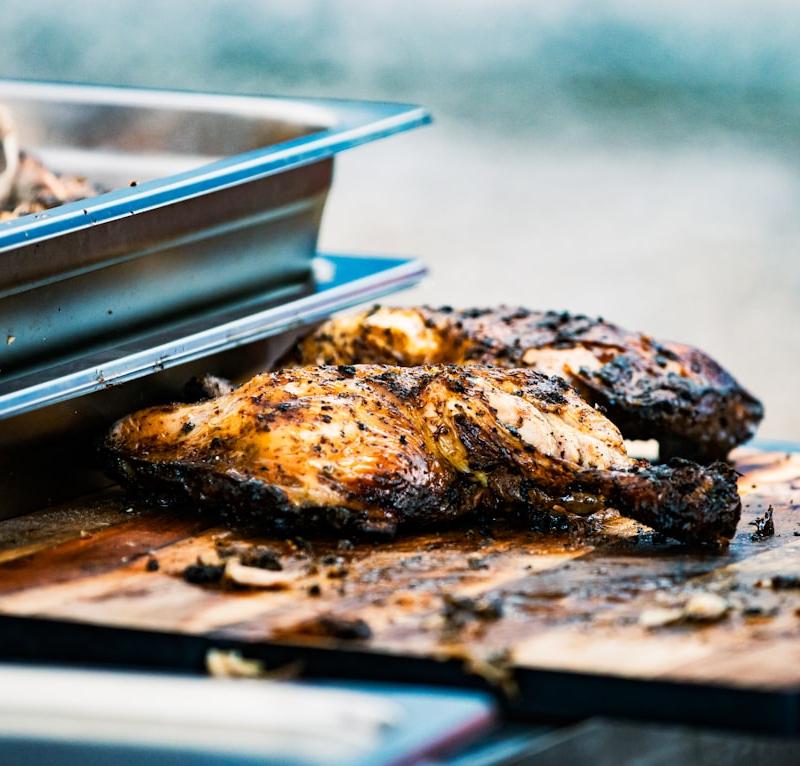 20-Min Charred Chicken with Citrus & Garlic