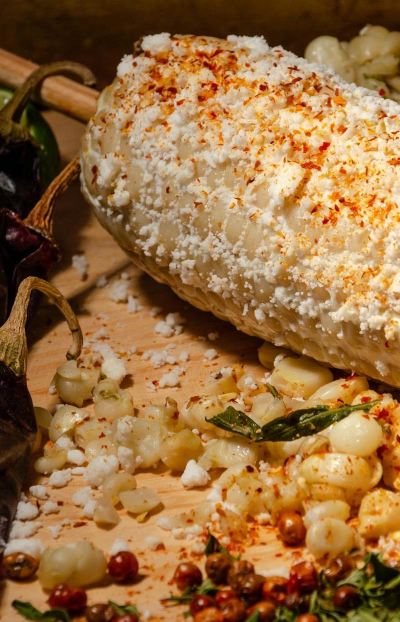 Charred Corn Salad with Cotija & Lime