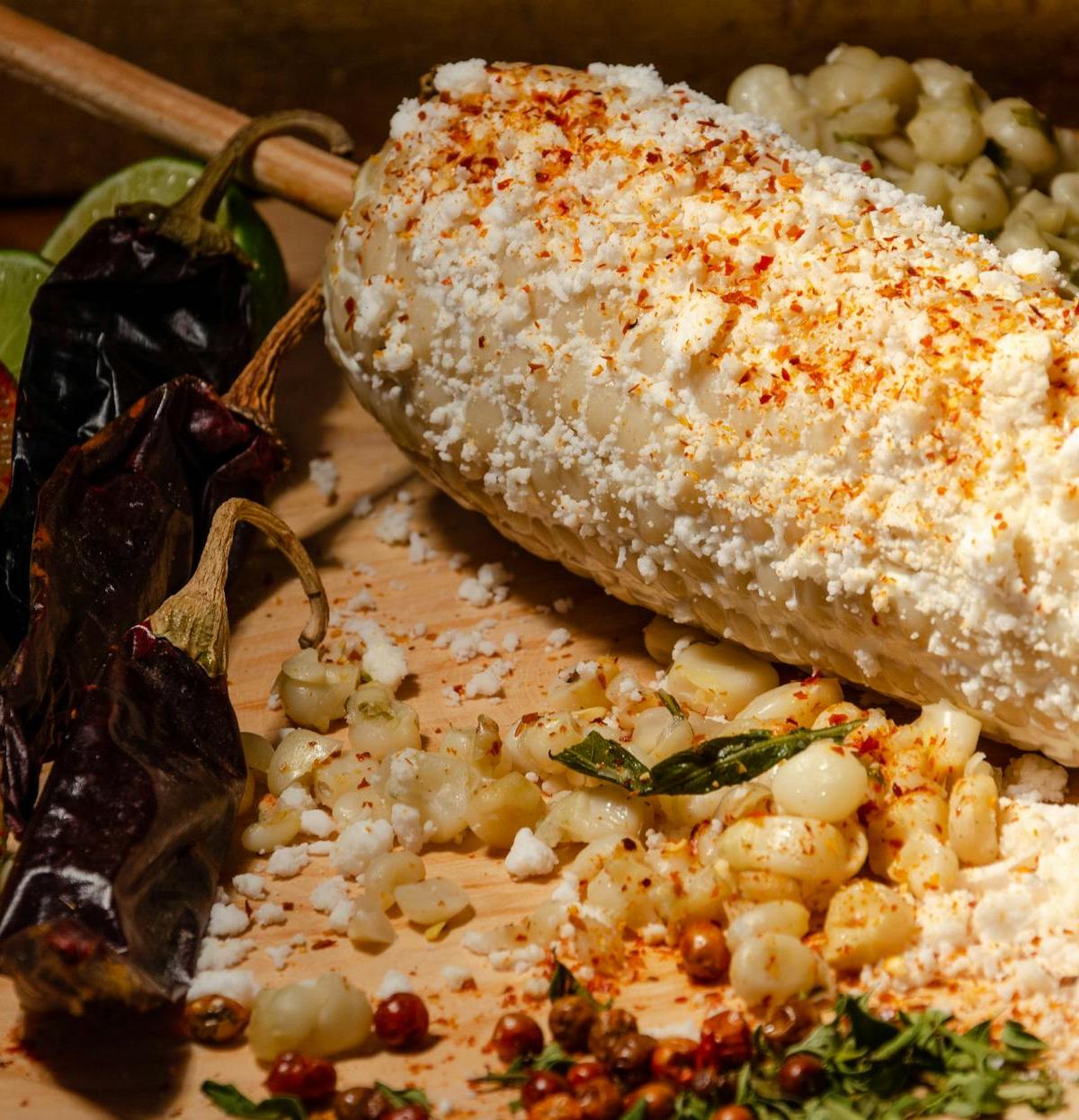 Charred Corn Salad with Cotija & Lime
