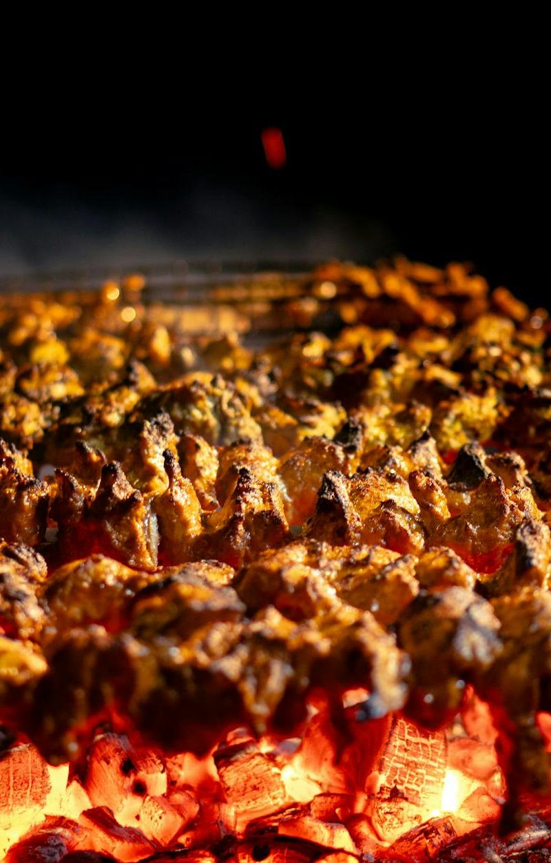 15-Min Charred Joojeh Kabab