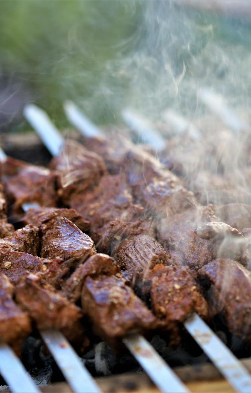 15-Min Charred Lamb Kebab
